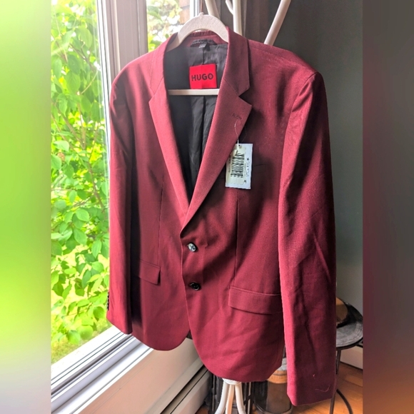 NWT HUGO Red Sport Coat Classic Design - Picture 1 of 7